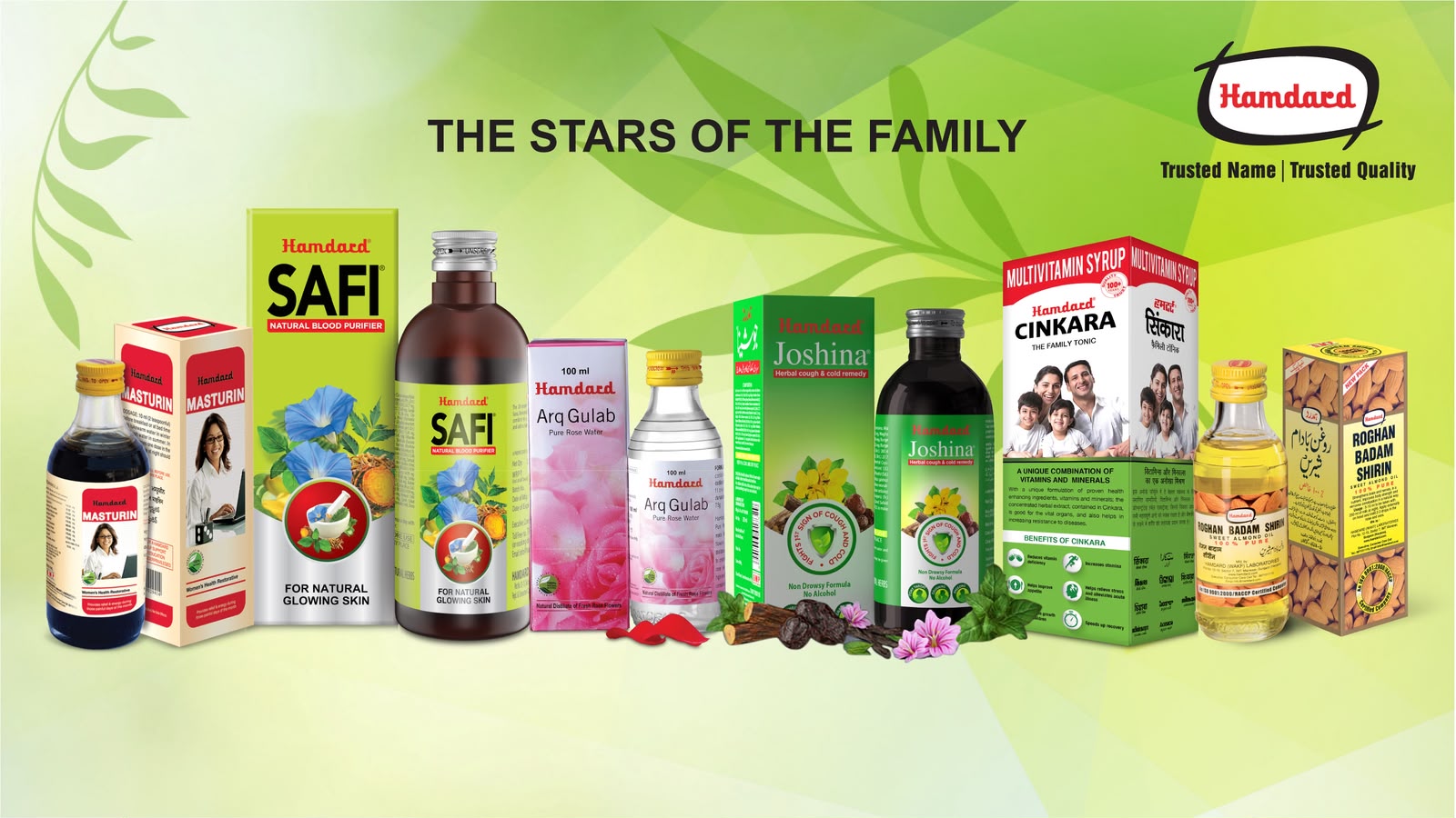 Hamdard range — available wholesale in Gujarat from Aadeshwar Marketing